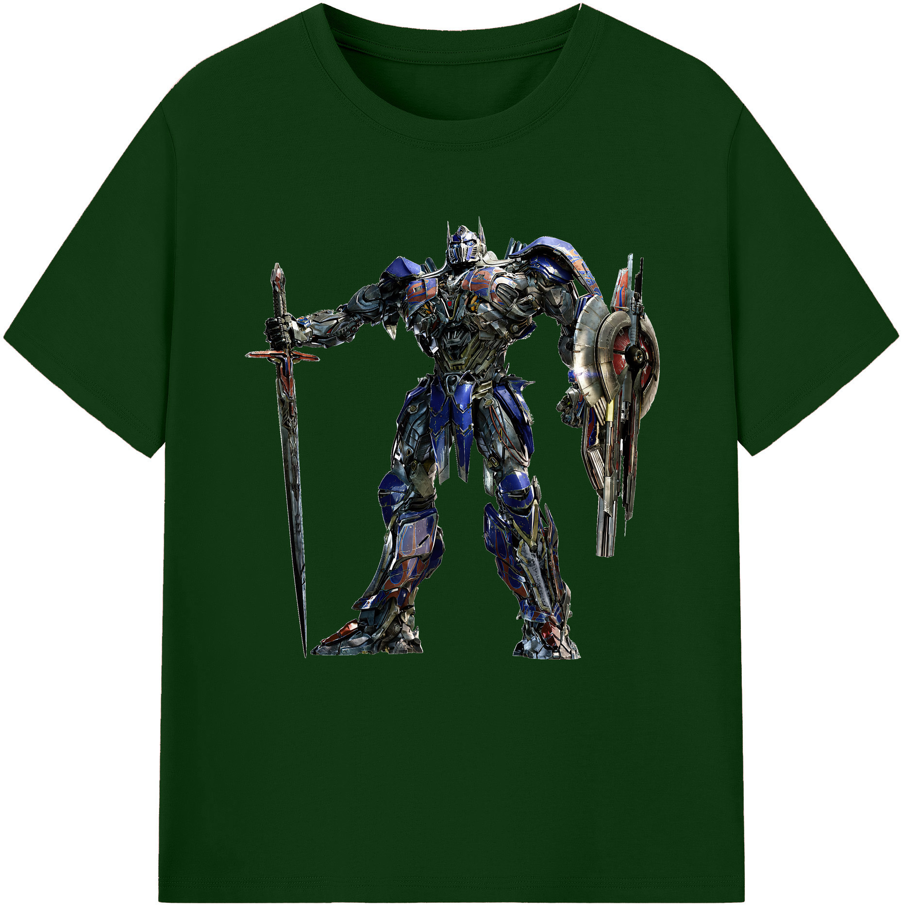 （画像用） Transformers トランスフォーマー 綿100％半袖Tシャツ（フロントプリント）